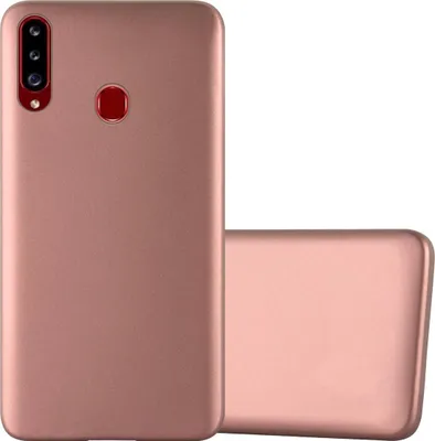 Obrázok produktu pre Cadorabo ochranné puzdro pre Samsung Galaxy A20s v ružovom puzdre na mobilný telefón TPU silikónový kryt puzdra
