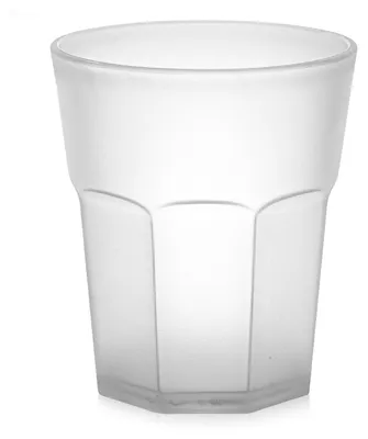Produktbild von Plasticforte unzerbrechliches Trinkglas - Kunststoff - transparent - 360 ml - Trinkglaser - 9 x 10 c