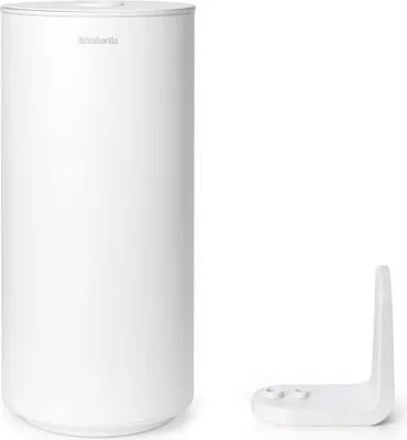 Obrázek produktu pro Brabantia - Zásobník na toaletní papír Mindset - Pro 2 náhradní role - Pro všechny běžné velikosti rolí - Systém Smart Lift - Odolný proti korozi - Koupelnové doplňky - Svěží bílá - 30 x 15,1 x 13,7 cm