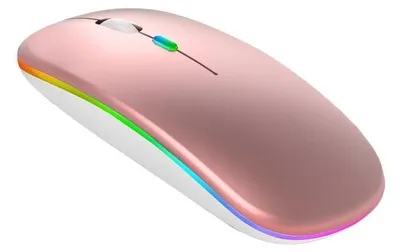 Obrázok produktu pre Bezdrôtová Bluetooth myš pre notebook, ružovo-zlatá farba. BEZDRÔTOVÉ PRIPOJENIE BLUETOOTH