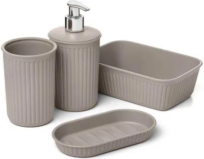 Produktbild von Tatay Baobab Badezimmer-organizer-set 4 Einheiten Beige Beige One Size