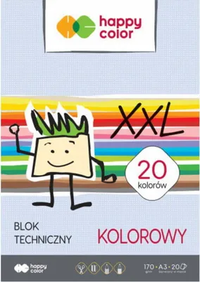 Immagine prodotto di Confezione Blocco tecnico A3 170g Happy Color 10 pezzi