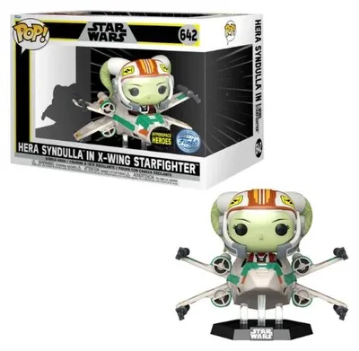 Obrázek produktu pro Funko Pop! Rides: Star Wars – Rebels – Hera Syndulla v stíhačce X-Wing #642