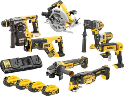 Produktbild von DEWALT Akkuschrauber-Set Combo 18V DCK853P4T mit 4x 5,0Ah Akkus und TSTAK Wózek