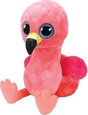 Obrázok produktu pre TY Beanie Boos Glubschi Gilda Flamingo Pink Pink 42cm plyšová hračka malá