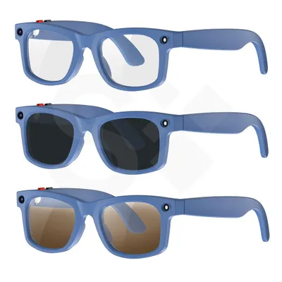 Image de Lunettes intelligentes SOONTEC S2 MAX | Caméra 4K SONY et traduction par IA | 32 Go - Bleu
