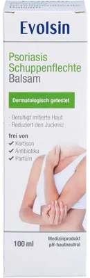 Produktbild von Evolsin Psoriasis Schuppenflechte Balsam 100 ml