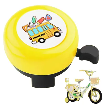 Produktbild von Fahrradklingel für Kinder, Fahrradklingel für Jungen und Mädchen (gelb)