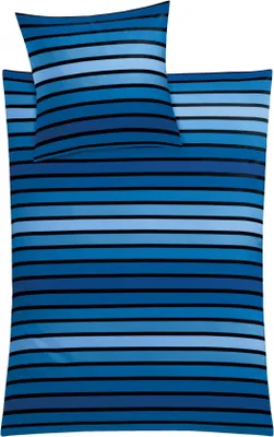 Produktbild von Kleine Wolke 6051798954 Bettwäsche Neapel, Maße: 155 x 220 cm und 80 x 80 cm, Farbe: Königsblau