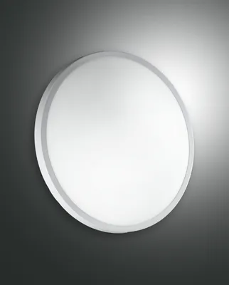 Produktbild von Fabas Luce LED Deckenleuchte Plaza Ø300mm 12W Warmweiß Weiß,  Italy