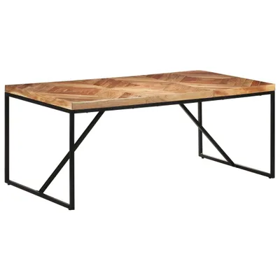 Produktbild von Esstisch 180x90x76 cm Akazie und Mango Massivholz