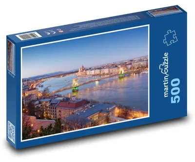 Zdjęcie produktu dla martinpuzzle - Puzzle 500 - Budapeszt nocą