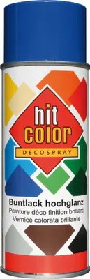 Produktbild von Belton Hitcolor Lackspray 400 ml enzianblau hochglanz