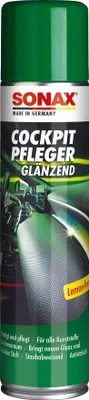 Produktbild von Sonax CockpitPfleger, Auto, Spray, Dashboard, Grün, Weiß, Kunststoff, Holz, Zitrone