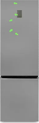 Produktbild von Samsung RB7300, Kühl-/Gefrierkombination, 203 cm, C, 390 ℓ, Premium Edelstahl Look, 390 l, ST-T, 8 kg/24h, C, Fresh Zone Fach, Edelstahl