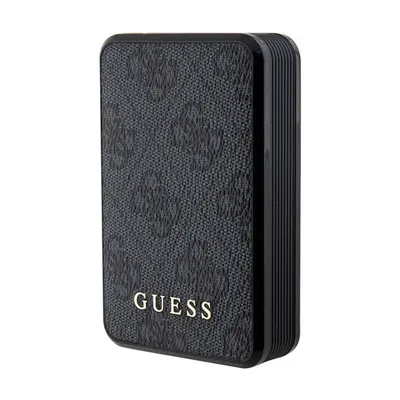 Obrázek produktu pro Guess 4G Leather Metal Logo - Power Bank 10000 mAh 18W (černá)
