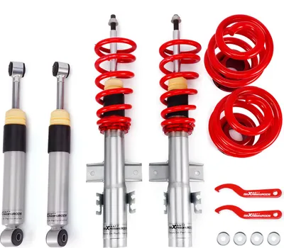 Produktbild von Gewindefahrwerk for VW Transporter T5 T6 03-15 Höhenverstellbar 0-25mm Fahrwerk