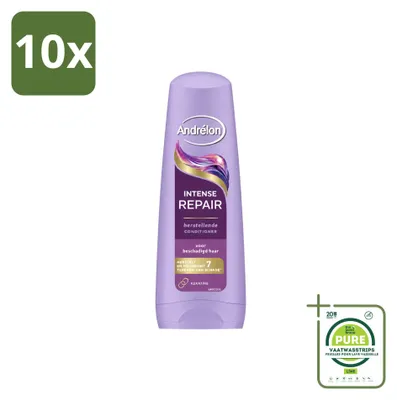 Immagine prodotto di 10 flaconi di balsamo riparatore intensivo Andrélon - 200 ml - confezione grande - 10 pezzi