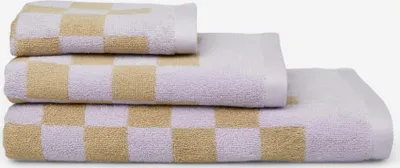 Produktbild von Marc O' Polo Handtuch Checker Towel Farbe Lilac Größe 50x100