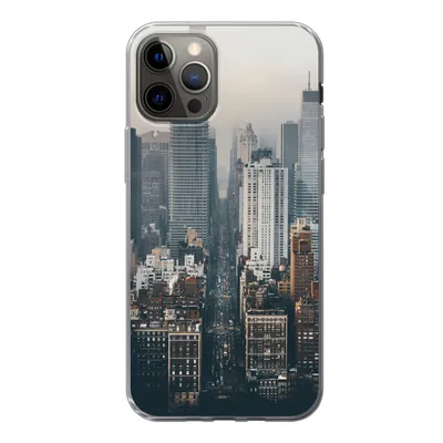 Produktbild von MuchoWow® Handyhülle Schutzhülle Hülle für iPhone 13 Pro Skyline von New York Silikon Softcase Handy Hülle - Handy-Tasche