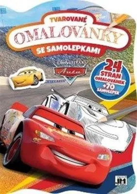 Immagine prodotto di Cars - Libro da colorare con adesivi a forma di macchinina