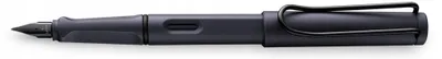Produktbild von LAMY safari steel black Füllfederhalter, schwarze Stahlfeder F