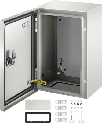Zdjęcie produktu dla Obudowa elektryczna IP66 Nema 4X 30x20x15cm stalowa szczelna wodoodporna
