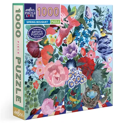 Productafbeelding van Eeboo Lente Boeket, puzzel met 1000 stukjes