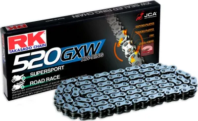 Obrázok produktu pre RK reťaz 520 Gxw 106 N sivá/sivá Otvorené