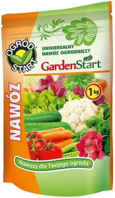 Zdjęcie produktu dla nawóz ogrodniczy uniwersalny 1 kg Doypack OGRÓD START
