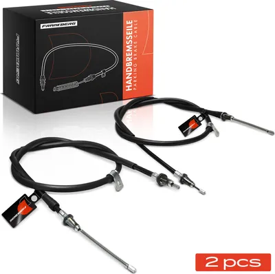 Produktbild von Frankberg 2x Seilzug Feststellbremse Hinterachse beidseitig für Nissan Micra C+C 3 Micra 3 K12