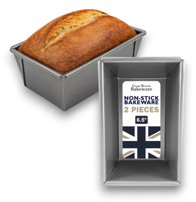 Immagine prodotto di 2 teglie antiaderenti per pane, ideali per ottenere pane perfetto