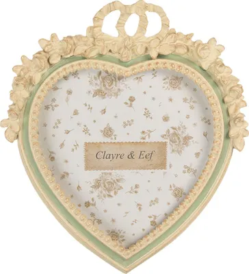 Immagine prodotto di Cornice Clayre & Eef 10x15 cm in plastica beige