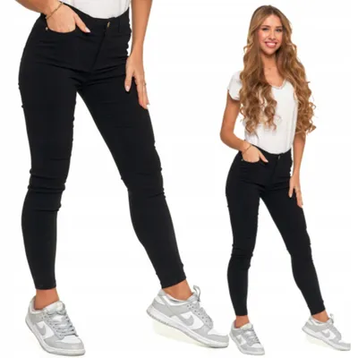 Immagine prodotto di PANTALONI DONNA Lunghi Eleganti Viscosa Nero Tubo Alla Moda MORAJ XL