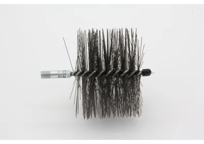 Produktbild von Rohrbürste rund - M12 - Ø 125 mm - 0,60mm - Stahl glatt