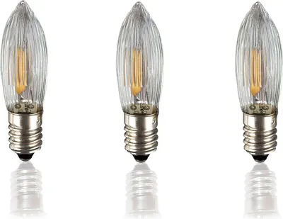 Produktbild von Ersatzkerzen LED-Filament 12V 0,5W, 3Stk E10, für 20 Brennstellen innen 912401
