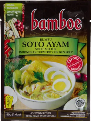 Produktbild von Bamboe | Soto Ayam Hühnersuppe Zahnpasta - 40g - Indonesische Gewürzmischung - Asiatische Küche - Gewürzpaste