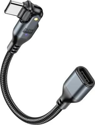 Produktbild von INF 180° Drehbarer 240W Type-C Adapter - Schnellladen & Datenübertragung