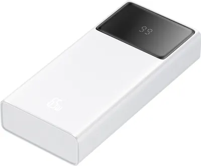 Produktbild von Baseus Quick Charge Power Bank 20000 mAh, 65 W - Weiß