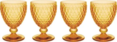 Produktbild von 4er Set Boston Saffron Wasserglas gelb 250ml H. 14,4cm Villeroy & Boch