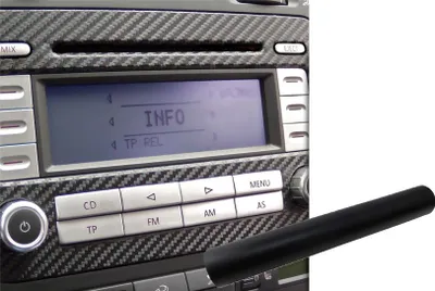 Produktbild von Premium Innenraum Zierleisten Dekor Blende Design Folie Auto Set in Schwarz Matt