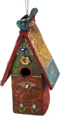 Produktbild von Deko Vogelhaus ORIENTAL Deko Vogelhäusschen Wohndekoration Terassendekoration