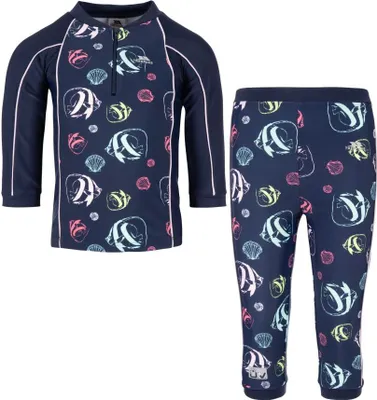 Productafbeelding van Trespass - Zwemset "Smiley" voor kinderen, model TP5735 (128) (Marineblauw/Roze/Wit)
