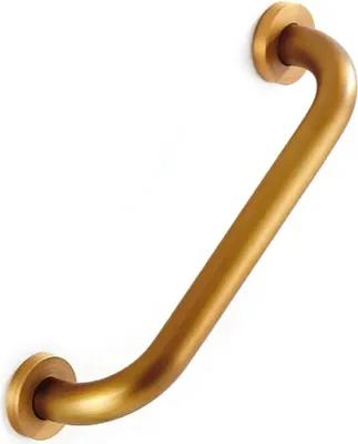 Immagine prodotto di Maniglia per bagno - Maniglia di sostegno - Montaggio a parete - Diametro di foratura 6 mm - Rame - Bianco
