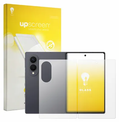 Produktbild von upscreen Entspiegelungs Schutzglas für Samsung Galaxy Z Fold 8 (Display+Rückseite) Schutzfolie Panzer Folie Glas Display Schutz matt