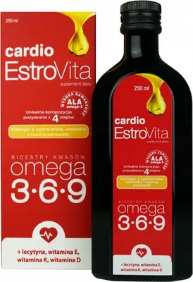 Produktbild von ESTROVITA CARDIO OMEGA Fettsäuren gesundes Herz 250 ml