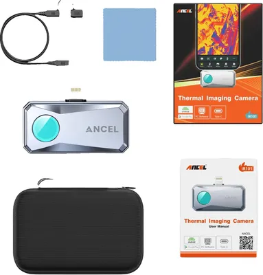 Zdjęcie produktu dla Kamera termowizyjna, rozdzielczość 256x192, ochrona IP54, SZARA, IOS-a