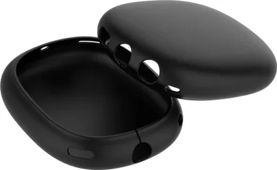Immagine prodotto di subtel Custodia compatibile con Apple Airpods Max TPU Custodia Borsa Guscio Flip Cover Case nero