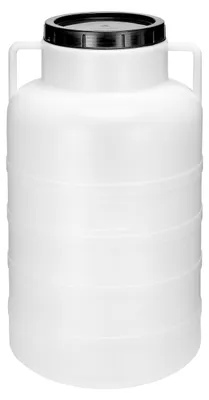 Image de Garronda Fût en plastique 60L Twist-Off Fût alimentaire en plastique HDPE pour la maison et le jardin GD-0078, Blanc