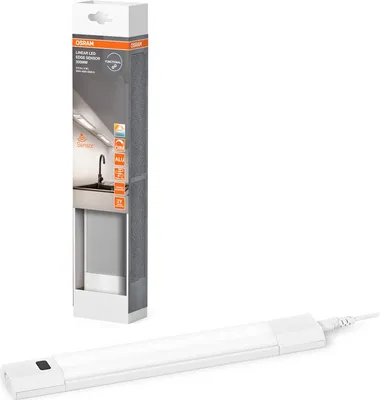Produktbild von Osram LED Unterbauleuchte Linear Edge 30cm Weiß 4W 310lm CCT 3000K/4000K/6500K DIMMBAR mit Schalter & Sensor